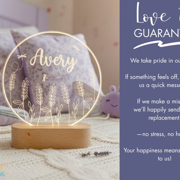 Custom Garden LED Night Light – Unique Decor for Nature Enthusiasts - Picture 6 of 8